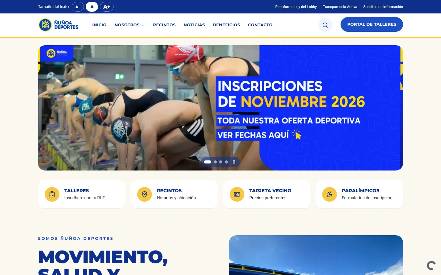 Sitio institucional
