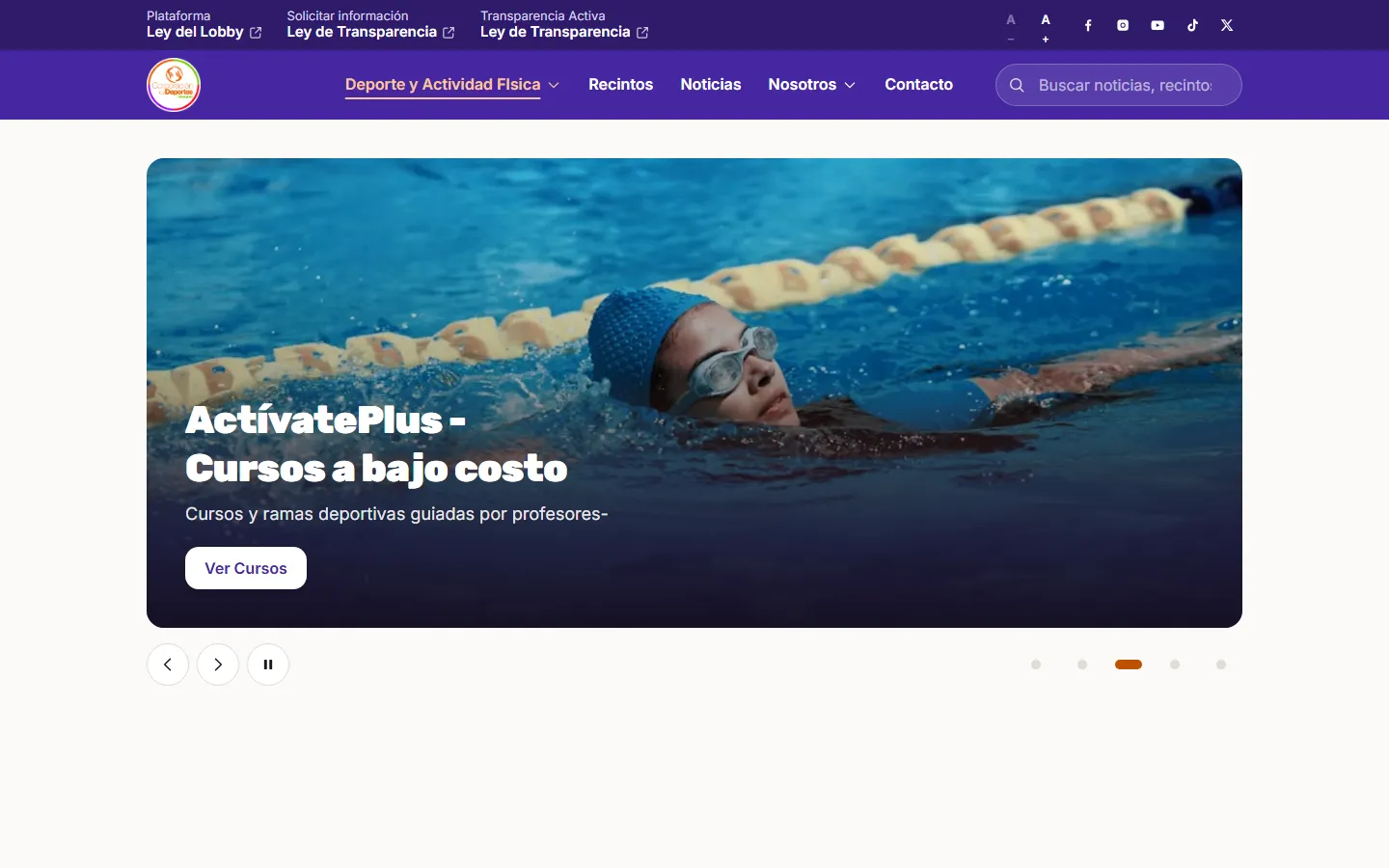 Sitio institucional
