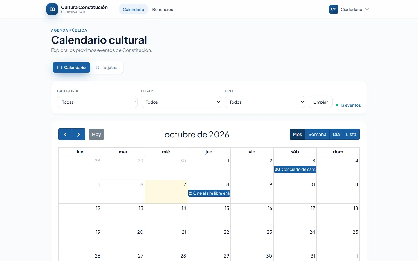 Calendario